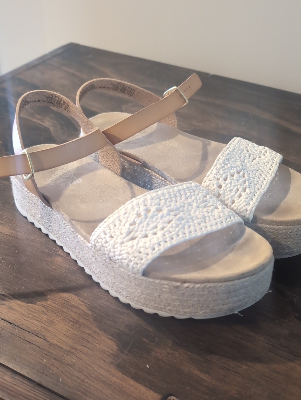 Art Class Lindsey Woven Strap Platform Sandals